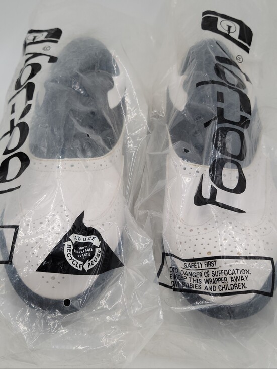 Footjoy GreenJoy Golf Shoes Men Size 10W White Black Saddle Design Lace Up New main image 5